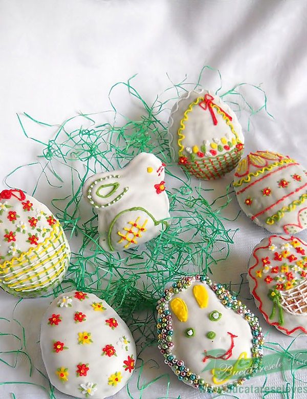 Iepurasi si oute din aluat de muffins