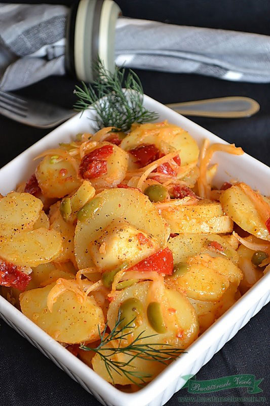 Salata de cartofi de post