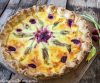 Quiche cu branza de capra
