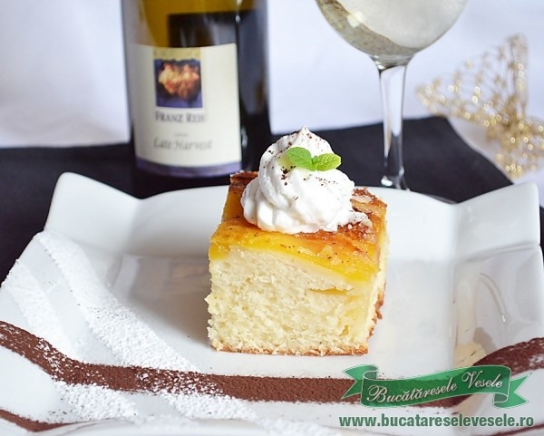 Prajitura cu Mango rasturnata