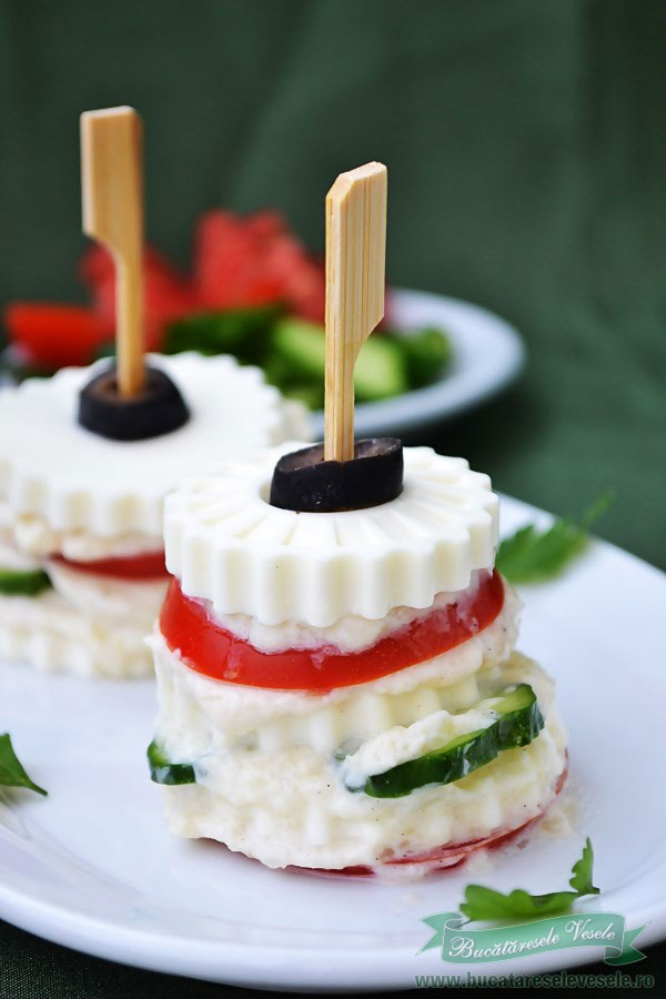 Aperitiv cu miez de Lapte si Salata de Conopida