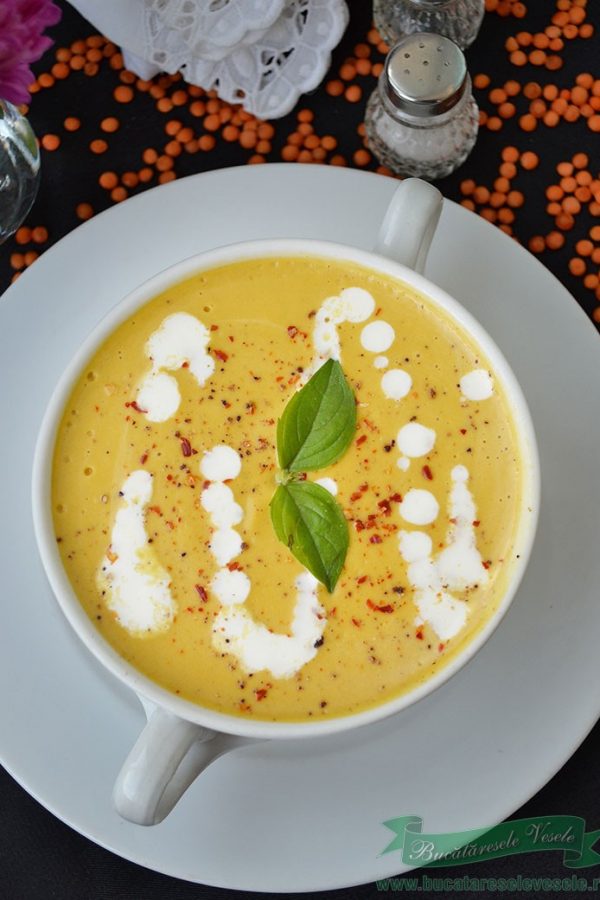 Supa Crema de Linte Rosie