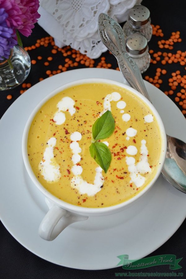 Supa Crema de Linte Rosie