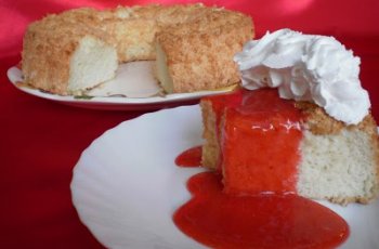 Angel Food Cake- Prajitura din albusuri