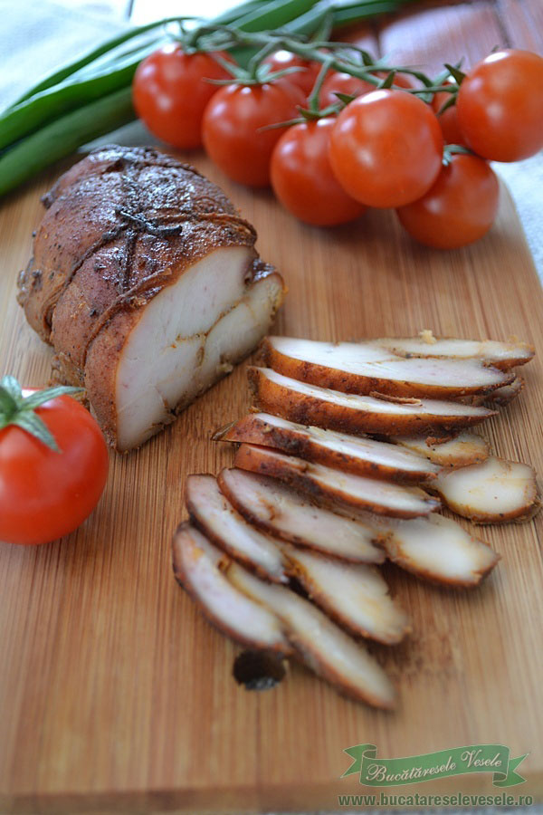 Pastrama din piept de pui