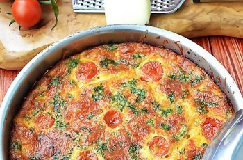 Frittata cu Ciuperci