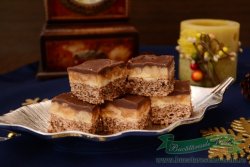 Prajitura cu nuci si crema caramel- Snickers