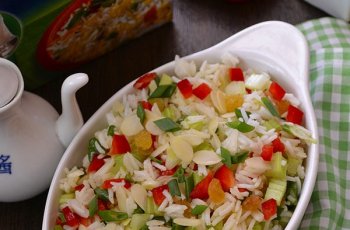 salata de legume cu orez basmati