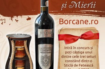 Concurs- Borcane.ro te Premiaza cu Miere si Vin!