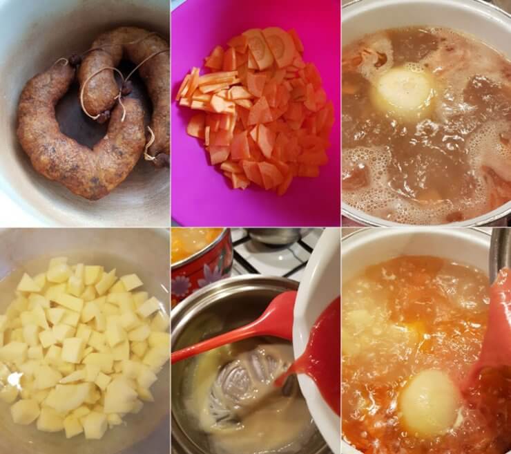 preparare Zamă de Picioci cu Călbași