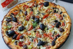 Pizza cu Ciuperci si Mozzarella