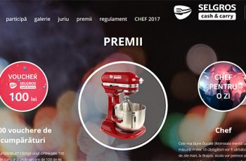 Chef pentru o zi 2018- concurs organizat de Selgros