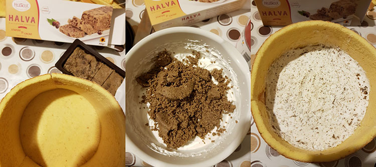 tort cu crema de halva 