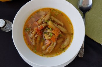 Ciorba de fasole verde de post