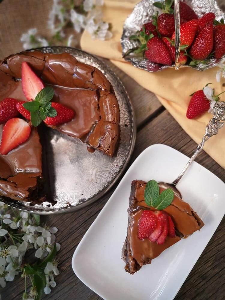 Cheesecake cu mascarpone si ciocolata