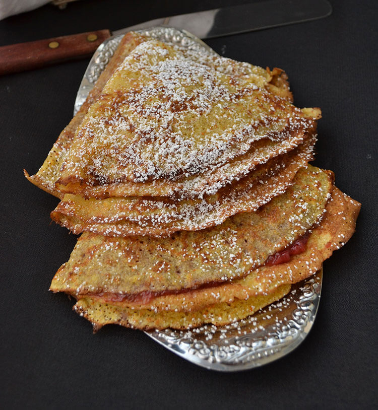 Clatite cu faina de malai
