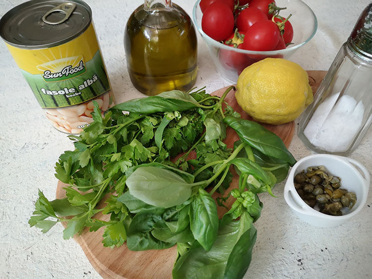 salata de fasole ingrediente