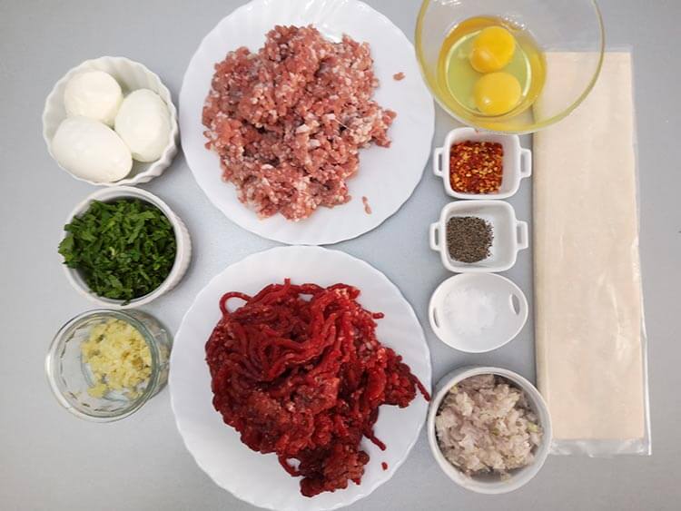 ingrediente rulada de carne