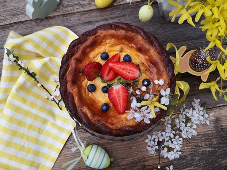 pasca fara zzahar cu aluat de cozonac