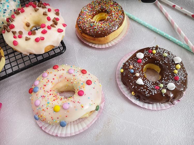 Donuts- gogosi glazurate la Air Fryer