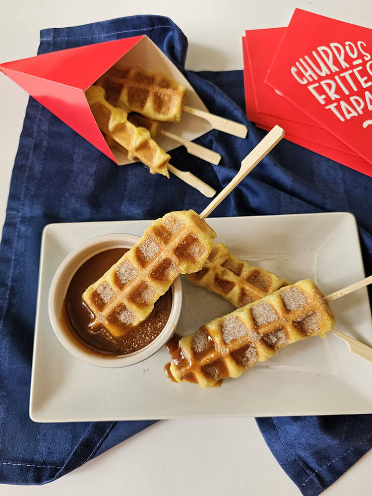 churros copti in aparatul de vafe