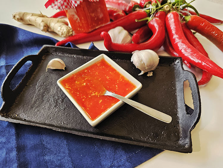 Sos sweet chilli pregatit in casa