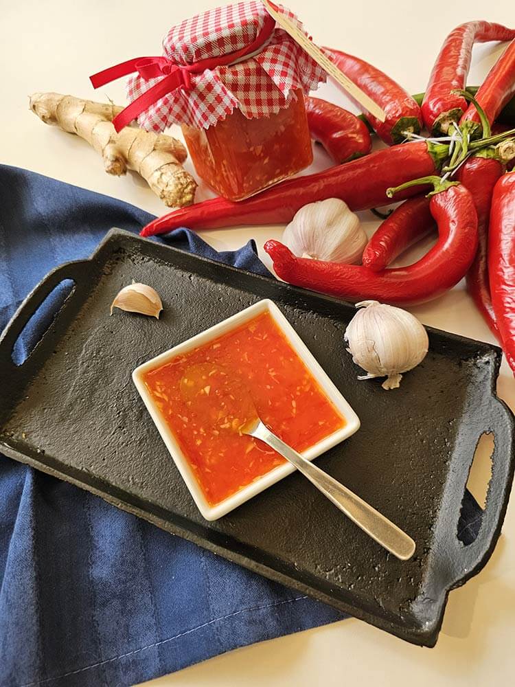 Sos sweet chilli pregatit in casa
