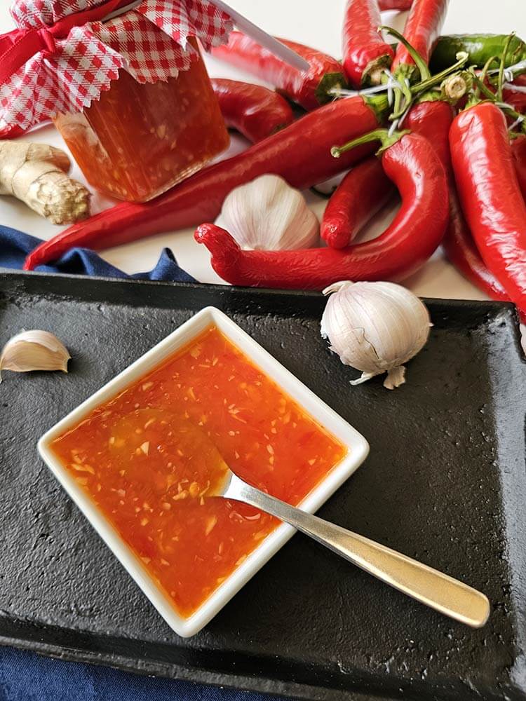 Sos sweet chilli pregatit in casa