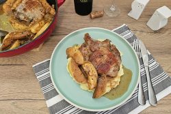 Cotlet de porc cu gutui