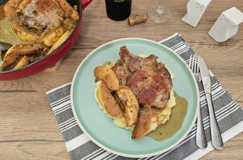 Cotlet de porc cu gutui