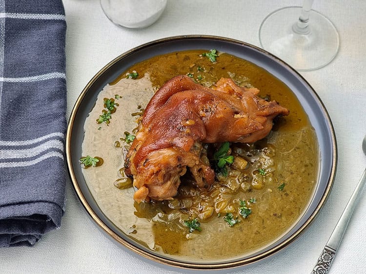 Picioare de porc la Cuptor - "Adidasi"