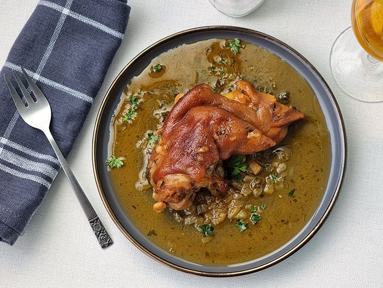 Picioare de porc la Cuptor - "Adidasi"