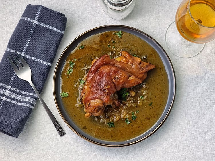 Picioare de porc la Cuptor - "Adidasi"