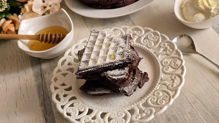 Gofre Brownie cu ciocolata