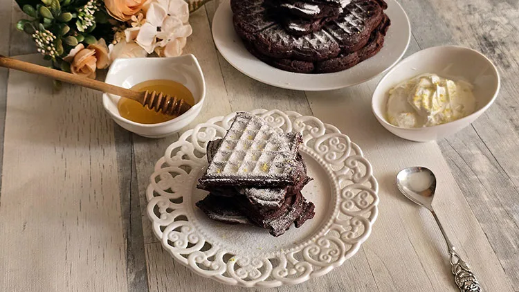 Gofre Brownie cu ciocolata