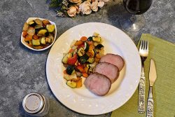 Muschiulet de porc la friteuza