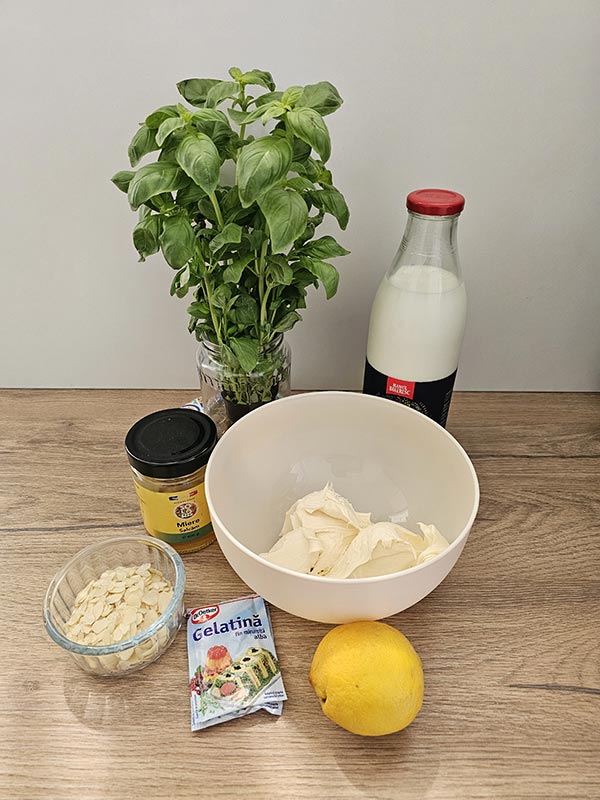 ingrediente pentru panna cotta