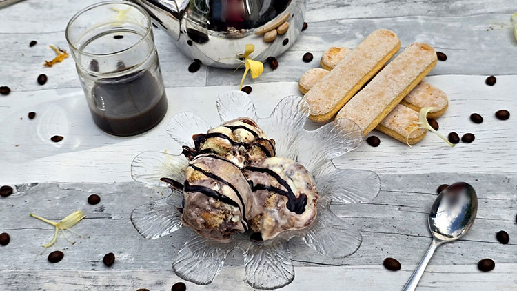 Inghetata tiramisu cu mascarpone