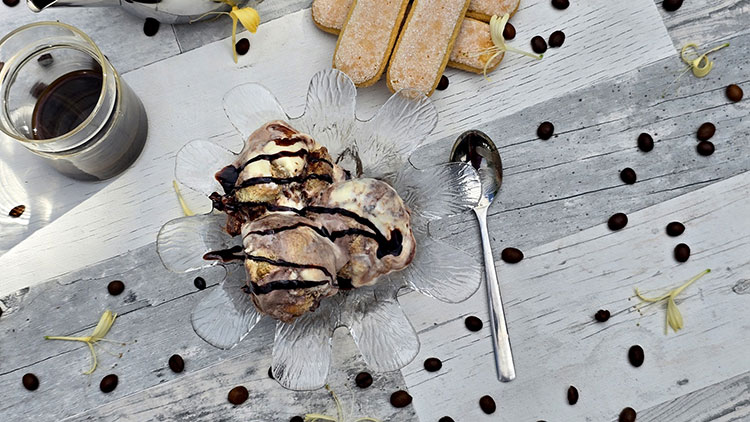 Inghetata tiramisu cu mascarpone