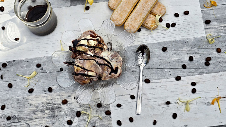 Inghetata tiramisu cu mascarpone