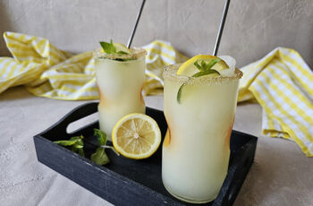 Limonada Slushie cu Menta si Miere