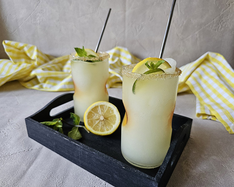 Limonada Slushie cu Menta si Miere
